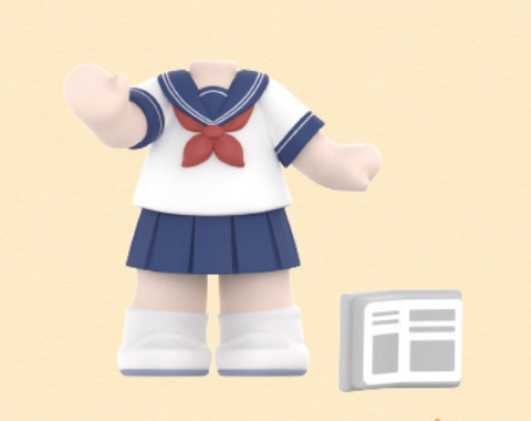 【予約商品】玩点无限 中国 つみつみシリーズ 着せ替えボディ 学生服Ver.｜2026年11月発送予定