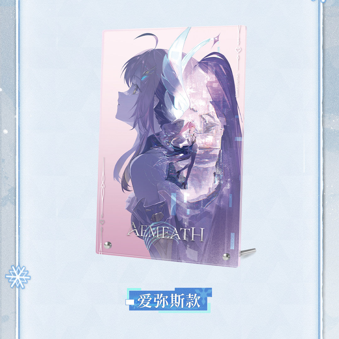 【8月予約商品】鳴潮 中国 雪の中の君 アクリルアート グッズ｜2026年9月末発送予定
