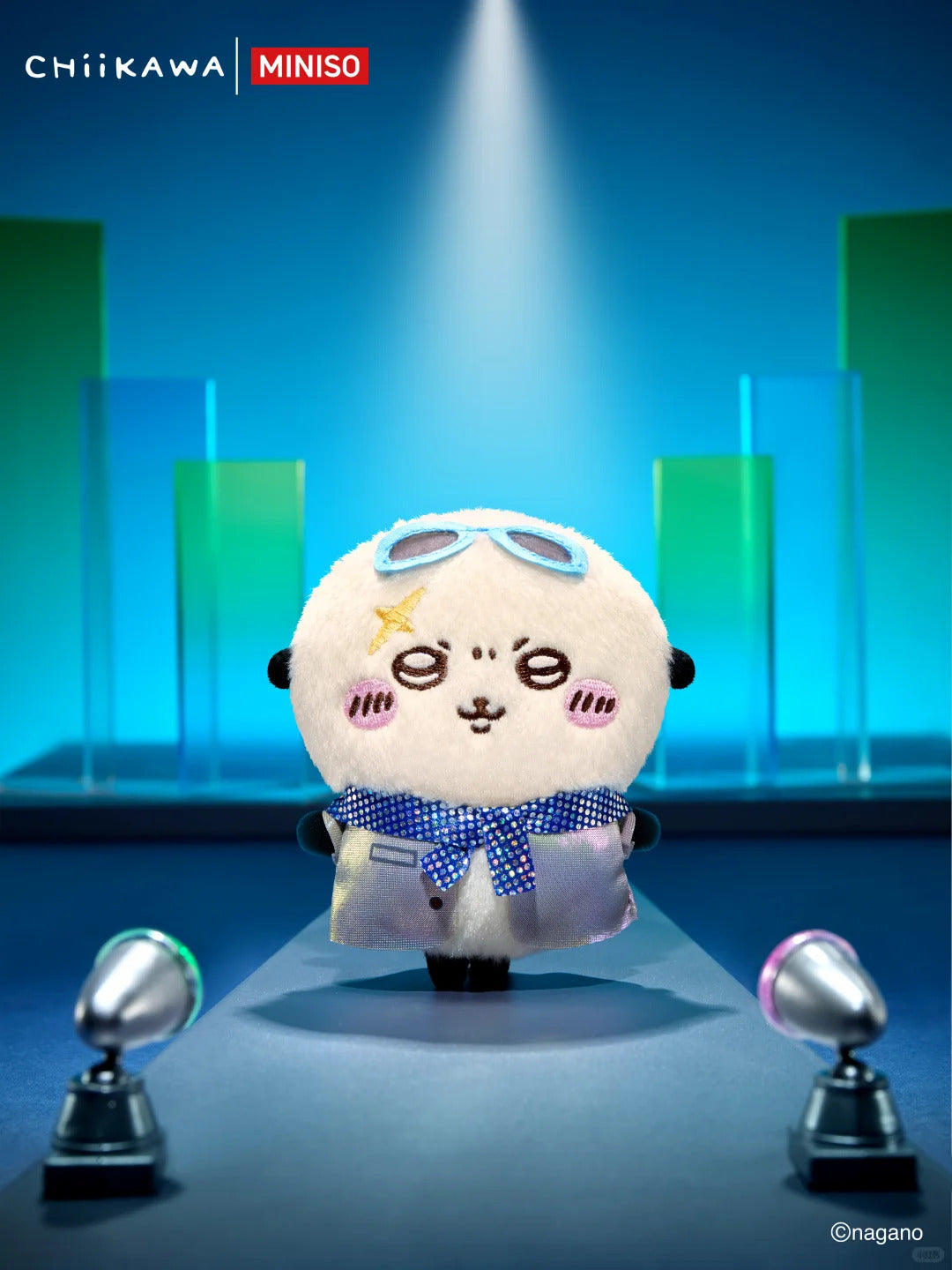 【9月予約商品】ちいかわ 中国 ファッションショーシリーズ ぬいぐるみキーホルダー｜2027年5月発送予定 くりまんじゅう