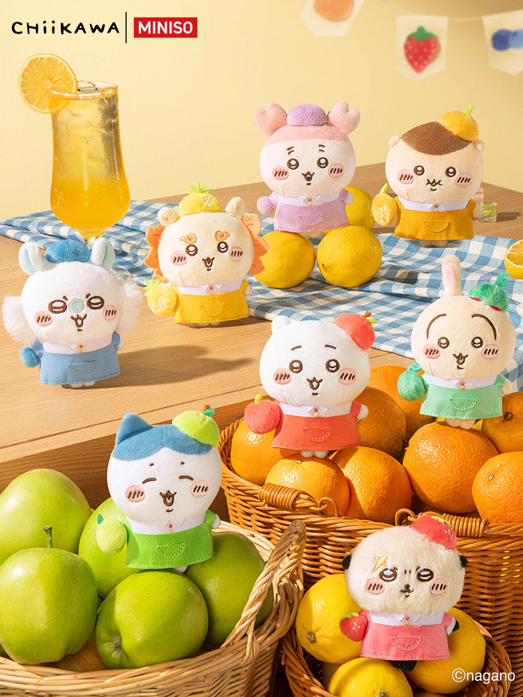 【販売中】ちいかわ 中国 フルーツシリーズ ぬいぐるみキーホルダー｜2026年9月上旬～中旬発送予定