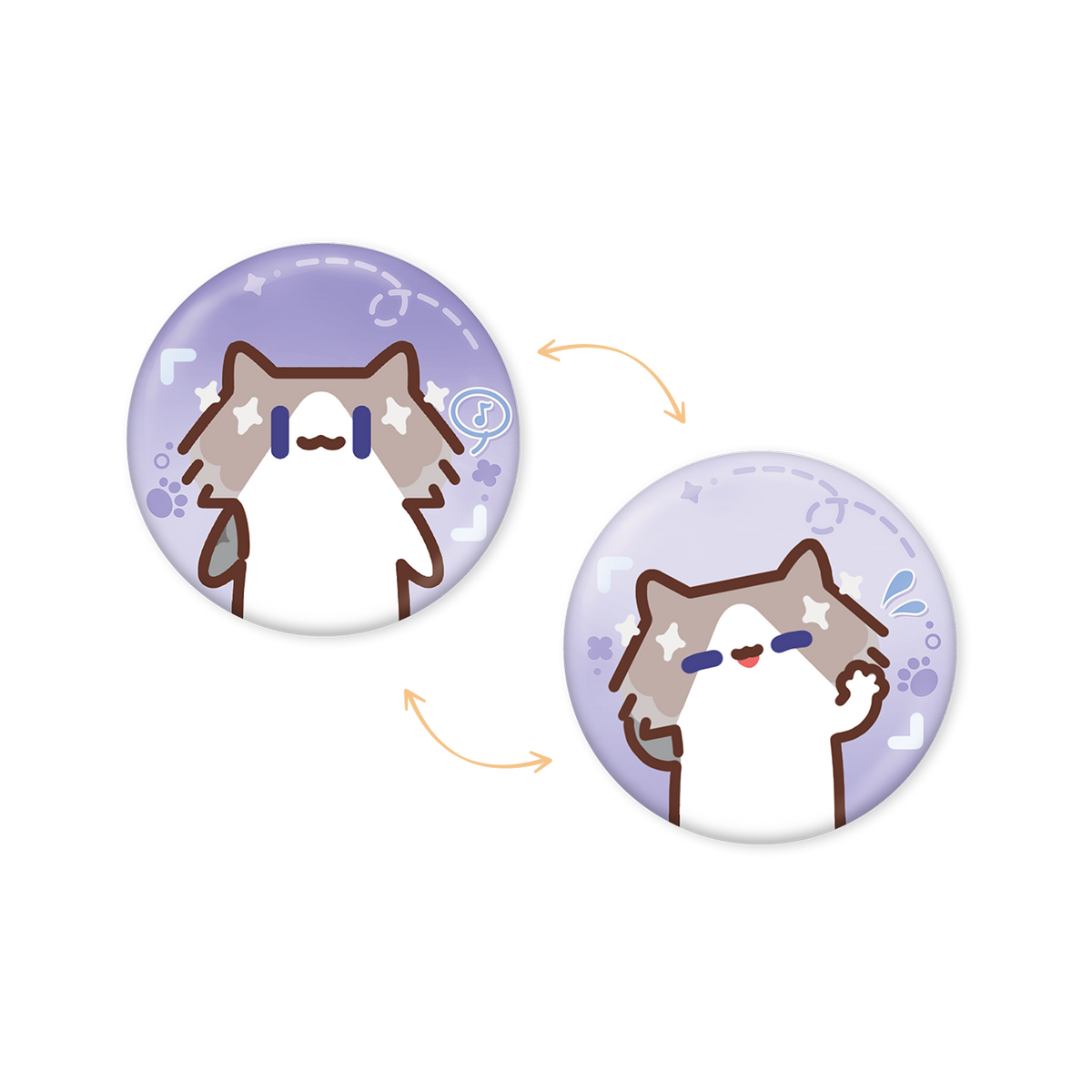 【10月予約商品】鳴潮 中国 × YUE XIN MEOW 共鳴の日常テーマ レンチキュラーバッジ｜2027年5月発送予定 相里要Ver.