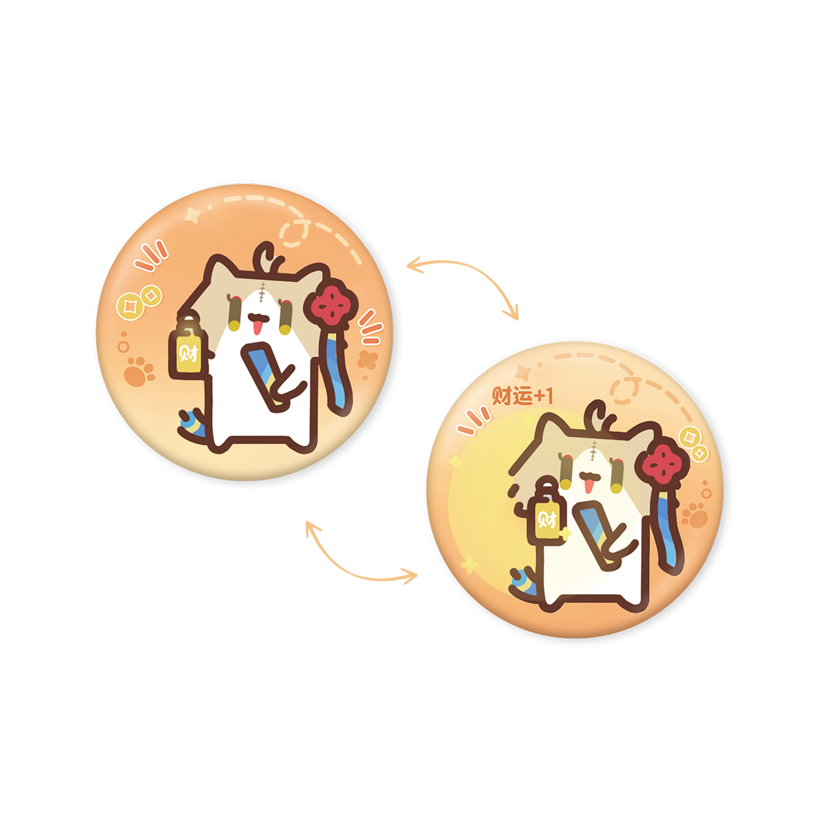 【10月予約商品】鳴潮 中国 × YUE XIN MEOW 共鳴の日常テーマ レンチキュラーバッジ｜2027年5月発送予定 穂穂Ver.